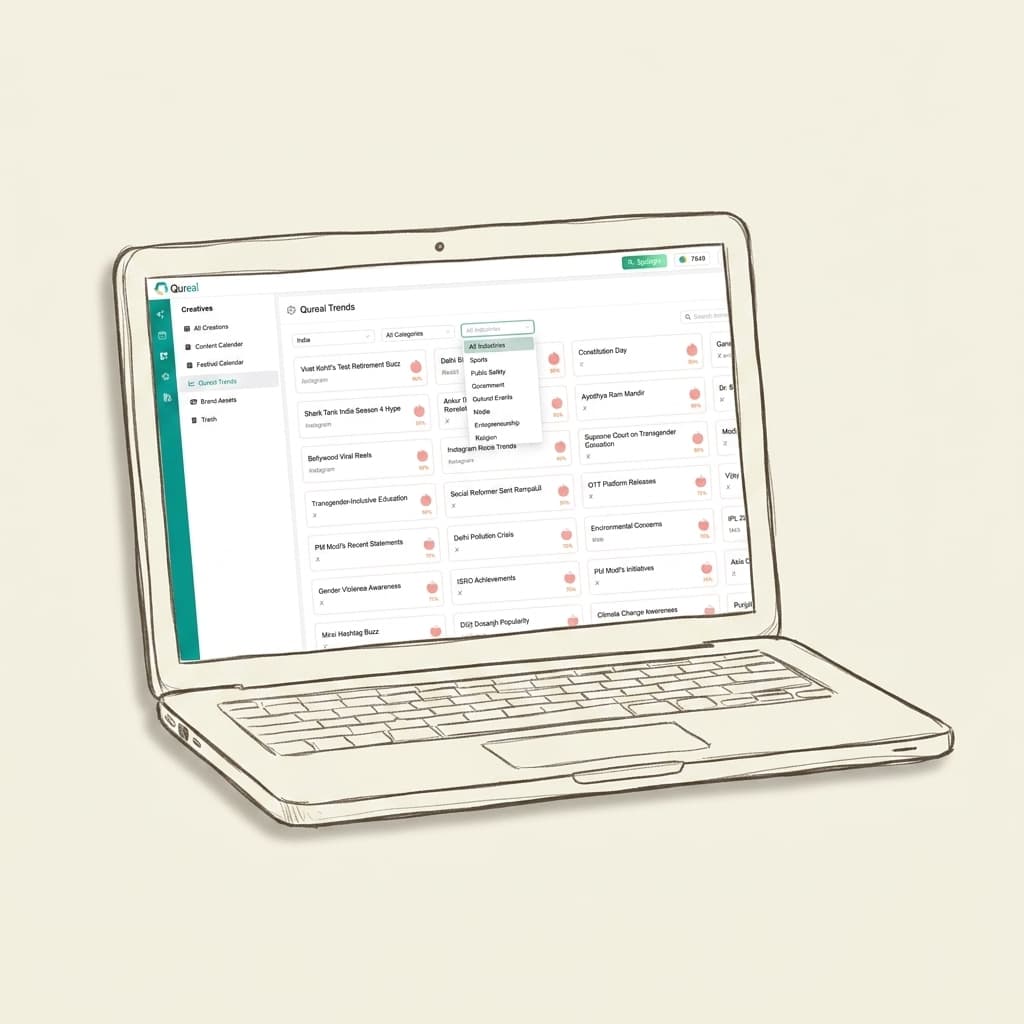 Trends discovery grid dashboard